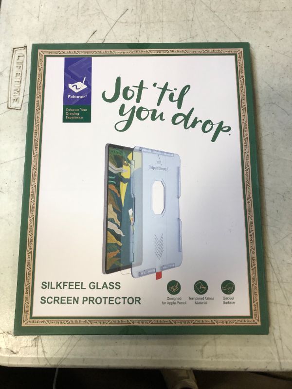 Photo 1 of Jot 'Til You Drop Silkfeel Glass Screen Protector Fits A Ipad 12.9
