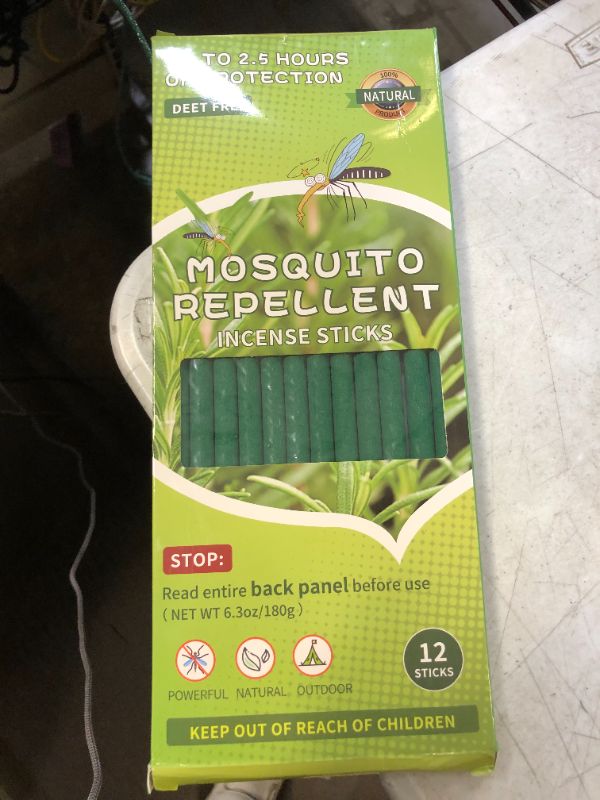 Photo 1 of 12 PCK MOSQUITO REPELLENT INCENSE STICKS