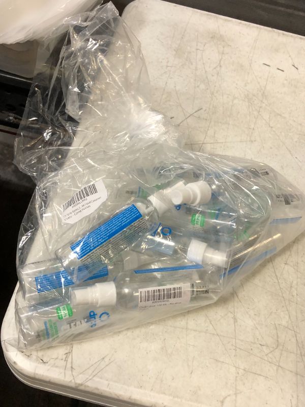 Photo 2 of 12x Spray Bottles, 3.38oz/100ml Clear Empty Fine Mist Plastic Mini Travel Bottle Set, Small Refillable Liquid Containers
