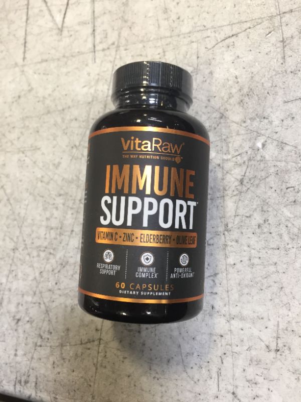 Photo 2 of Immune Support Vitamins - Elderberry with Zinc, Vitamin C, and Garlic for Adults - Sambucus Black Elderberry Capsules & Echinacea Immunity Renewal Complex - Powerful Vegan 10 in 1 Immune Defense