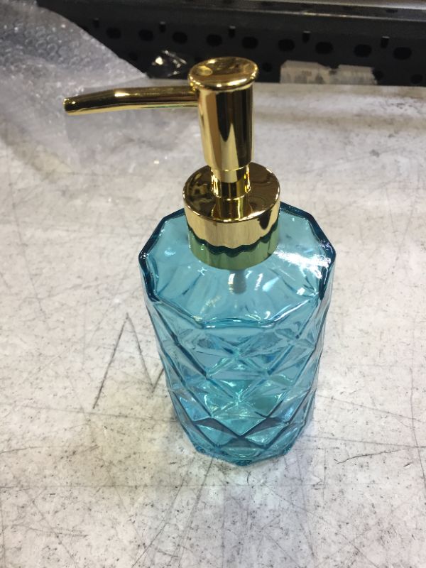 Photo 2 of Glass Soap Dispenser, Mosaic Glass for Liquid Organic Soap, Home Bathroom, Lotions and Liquids, AccessoriesEssential Oils