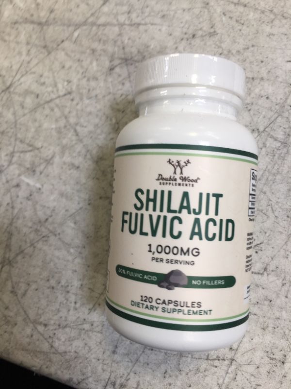 Photo 2 of SHILAJIT FULVIC ACID 
1000MG
120 CAPSULES 