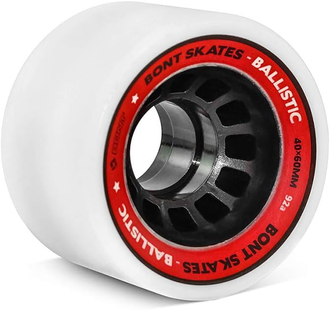 Photo 1 of Bont Roller Skates - Ballistic Roller Skate Wheel - Derby Indoor Speed Quad Skating - Pack of 8
