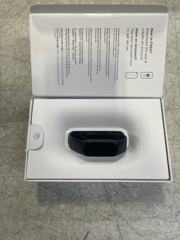Photo 1 of Fitbit Luxe Fitness and Wellness Tracker with Stress Management, Sleep Tracking and 24/7 Heart Rate, Black/Graphite, One Size (S & L Bands Included)