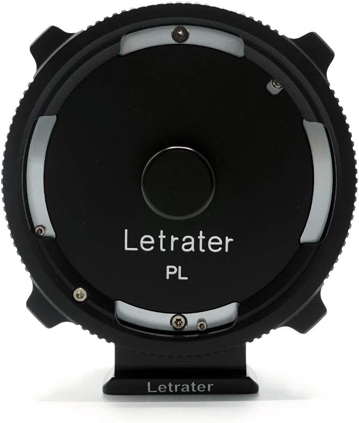 Photo 1 of Letrater PL Lens Mount Adapter, PL to Sony E/NEX Mount Cameras A7S3/FS7/5/FX9 /A7R4/R3/a Series/Nex Series (PL-E/PL-NEX Black)
