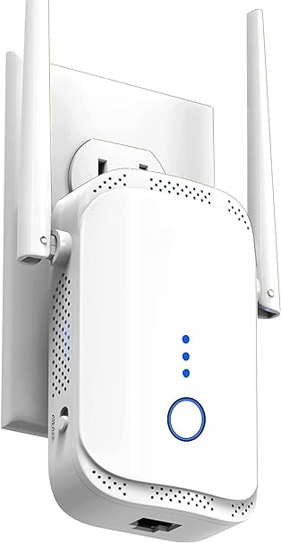 Photo 1 of Macard WiFi Extender Booster - 2023 Release Up To 74% Faster - Broader Coverage Than Ever, Signal Booster for Home - with Ethernet Port, Made for USA
