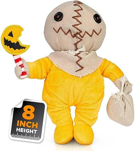 Photo 1 of 8" Sam's Trick-or-Treat Plush: Halloween Doll for Spooky Decorations and Collectors, Stuffed Animal Design