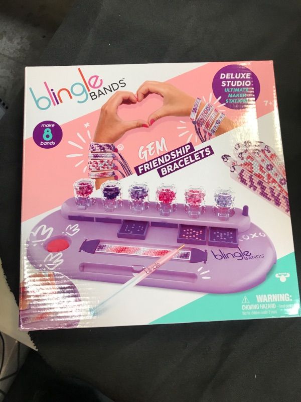 Photo 1 of Blingle Bands DIY Gem Friendship Bracelet, 8 Band Deluxe Studio - Arts & Craft Activity for Ages 7 and Up