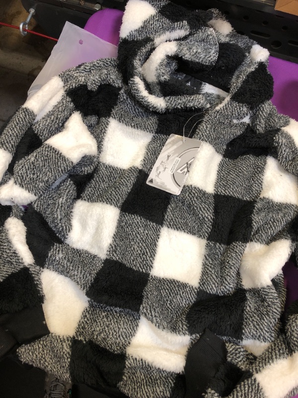 Photo 1 of GIRLS SHERPA SWEATER HOODIE S/M 