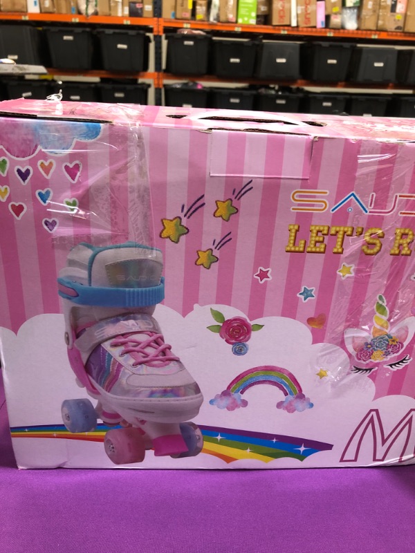 Photo 1 of GIRLS ROLLER SKATES SIZE M AGES 6-12