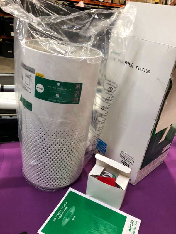 Photo 2 of Afloia Air Purifiers for Bedroom Home Large Room, 2.4GHz Wi-Fi Smart True H13 HEPA Filter Air Purifiers for Pets Allergy Odor Smoke Dust Mold Pollen, Air Cleaners Work with Alexa and Google Assistant