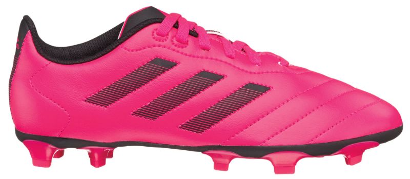 Photo 1 of Adidas Youth Girl's Goletto VIII FG J Team Soccer Shoe in Pink/Black/Black Size 5 Medium
