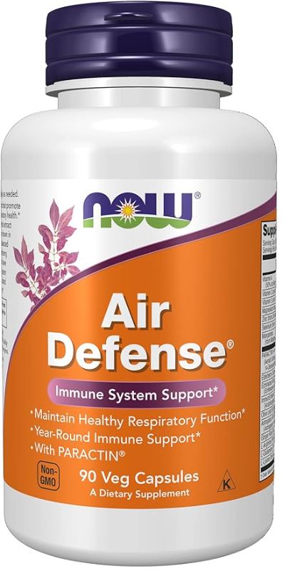 Photo 1 of Exp date 12/2023---NOW Supplements, Air Defense® Healthy Immune With PARACTIN®, Year-Round Immune Support*, 90 Veg Capsules