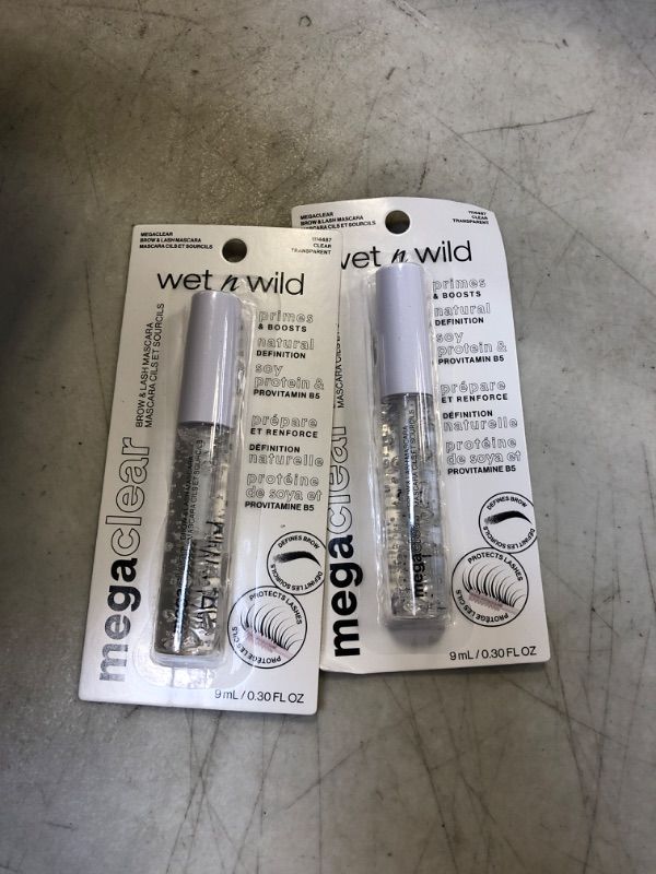 Photo 1 of 2Pack  Wet n Wild Mega Clear Brow & Lash Mascara