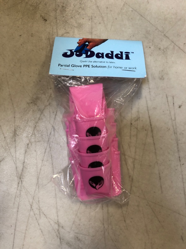 Photo 2 of 4 Pack Jodaddi Partial Glove Silicone Fingertip Gloves Pink