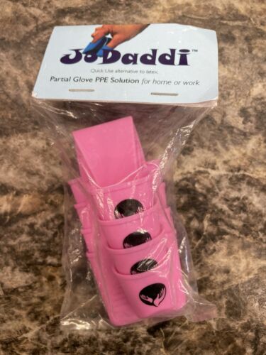 Photo 1 of 4 Pack Jodaddi Partial Glove Silicone Fingertip Gloves Pink