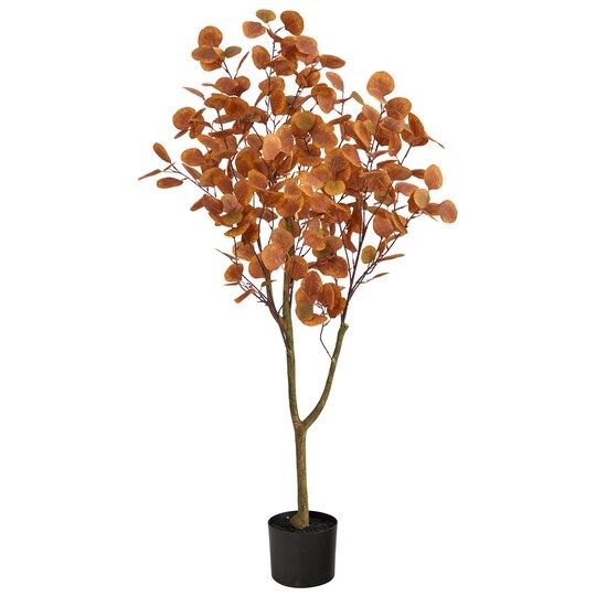 Photo 1 of 4' FALL Eucalyptus Artificial Tree - Orange
