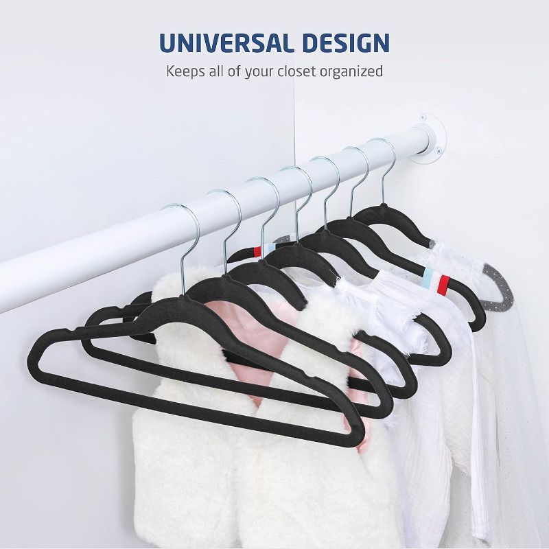 Photo 1 of  Velvet Kids Hangers for Closet 25 PACK