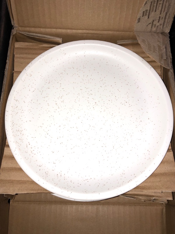 Photo 1 of 4 COUNT CERAMIC WHITE PLATES