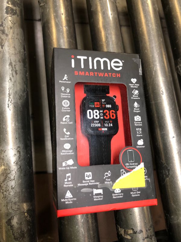 Photo 1 of ITIME Fitness Smartwatch with Heart Rate Monitor