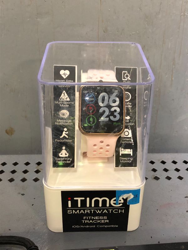 Photo 2 of ITIME Smart Watch with Adjustable Silicon Band