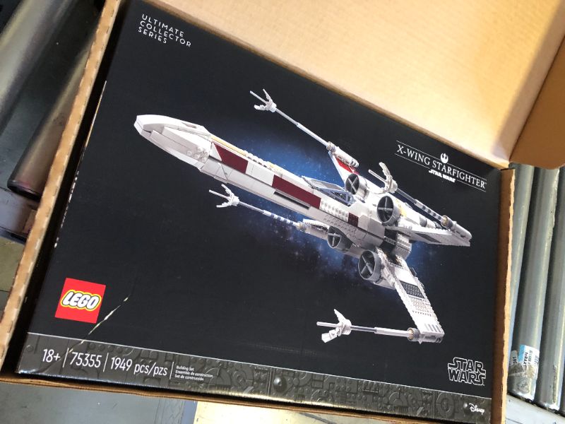 Photo 3 of LEGO Star Wars Ultimate Collector Series X-Wing Starfighter 75355 Building Set for Adults, Star Wars Collectible for Build and Display with Luke Skywalker Minifigure, Fun Gift Idea for Star Wars Fans