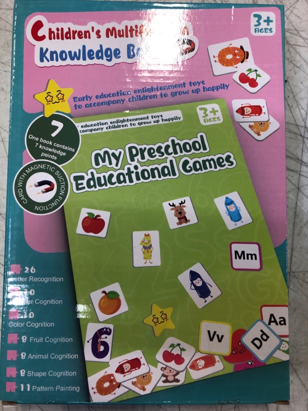 Photo 1 of Montessori Busy Book for Preschool Learning Activities, Magnetic Number Alphabet ABC Learning Toys & Educational Games, Toddlers Sticker Books, Autism Learning Materials and Tracing Coloring Book Magnetic Book