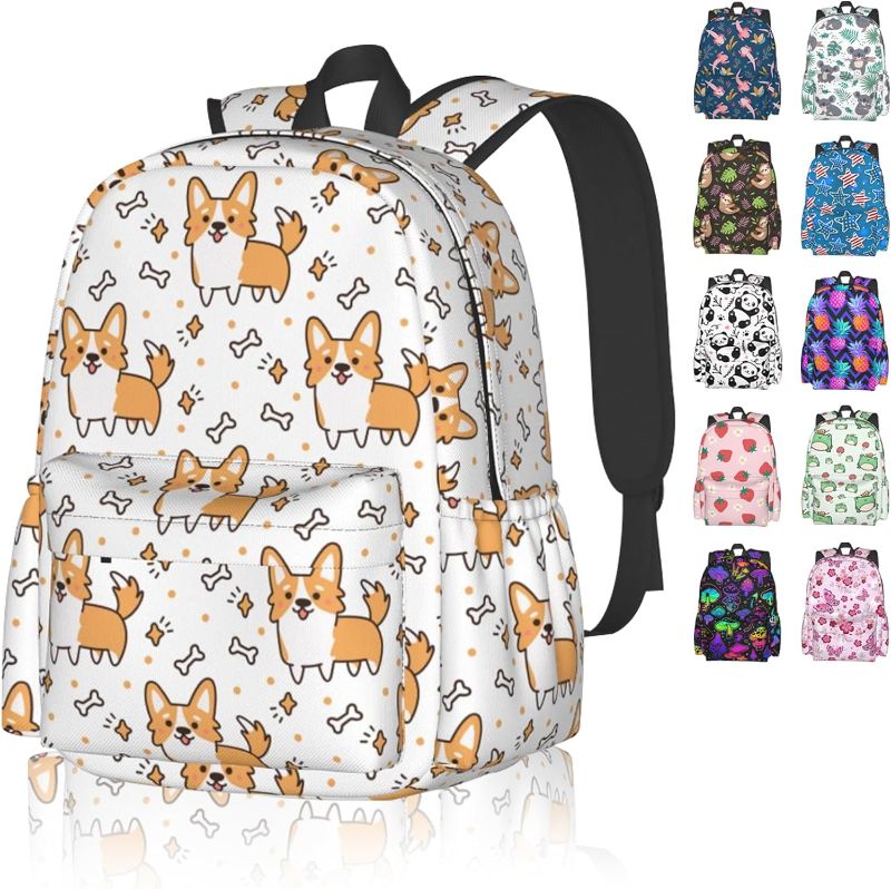 Photo 1 of 
Corgi Backpack For Women Men, 16.9 Inch Corgi Laptop Backpack College Bag Cute Travel Backpack