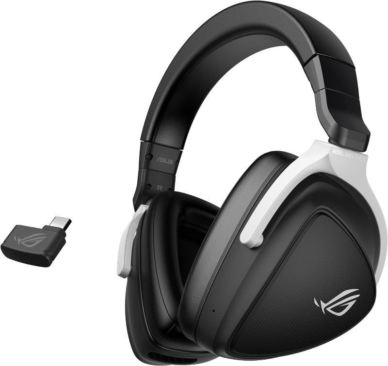 Photo 1 of ASUS ROG Delta S Wireless Gaming Headset - Black & ROG 