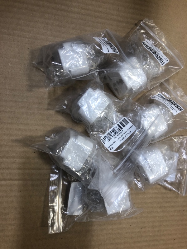 Photo 2 of 7pcs----Tekit White NEMA 6-15P Universal Plug Adapter 110-250V 15A,Universal World to North American US NEMA 6-15P Electrical Plug Adapter Converter (6-15P White)
