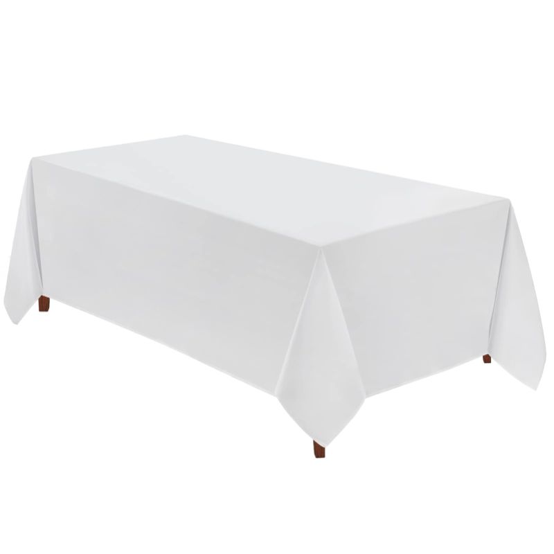 Photo 1 of  90*156inch Rectangle Tablecloth Polyester Table Cloth 