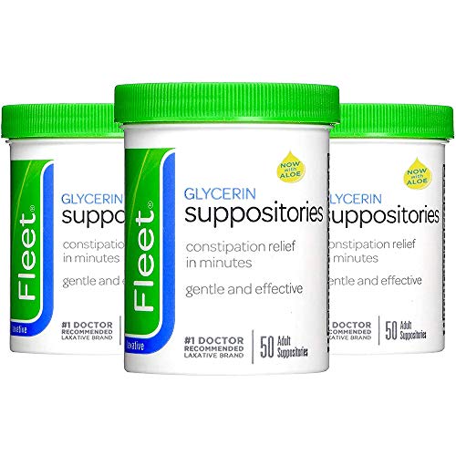 Photo 2 of Fleet Glycerin Suppositories - 50 Suppositories 50 Count (pack of 3)---EXP DATE 12/2024