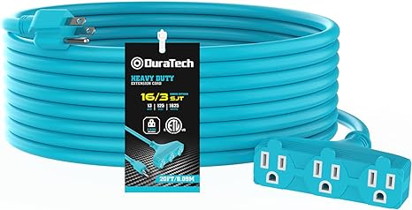 Photo 1 of 20ft Blue Extension cord 16 AWG, 13A 