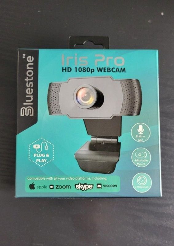 Photo 1 of Iris Pro 1080P HD Pro Webcam USB 2.0 Video Built-in MIC Plug N Play
