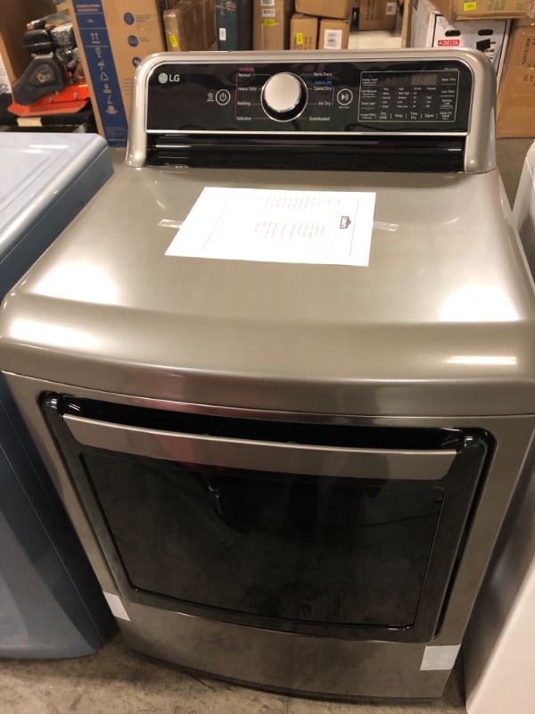 Photo 1 of LG EasyLoad 7.3-cu ft Smart Gas Dryer (Graphite Steel) ENERGY STAR
Item #4980561 |

