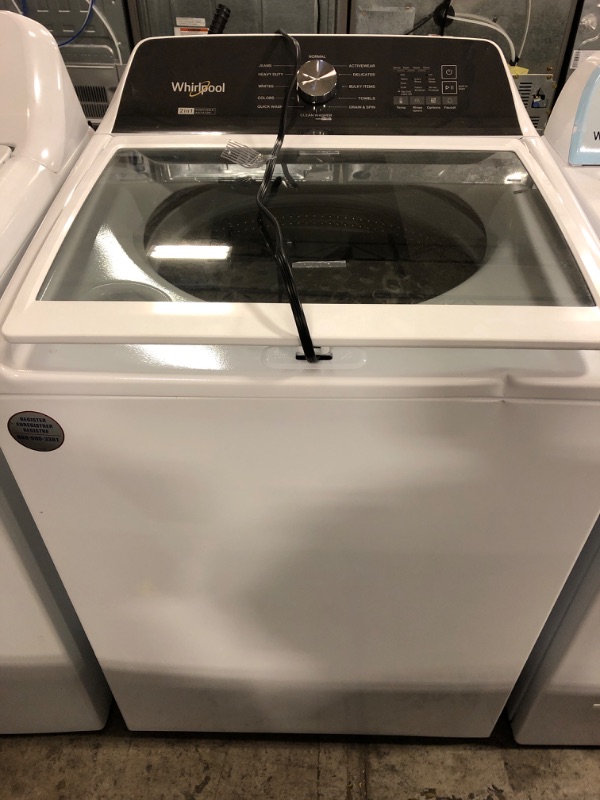 Photo 5 of Whirlpool 2 in 1 Removable Agitator 4.7-cu ft High Efficiency Impeller and Agitator Top-Load Washer (White)
