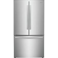 Photo 1 of 23.3 cu. ft. French Door Refrigerator in Stainless Steel, Counter-Depth

