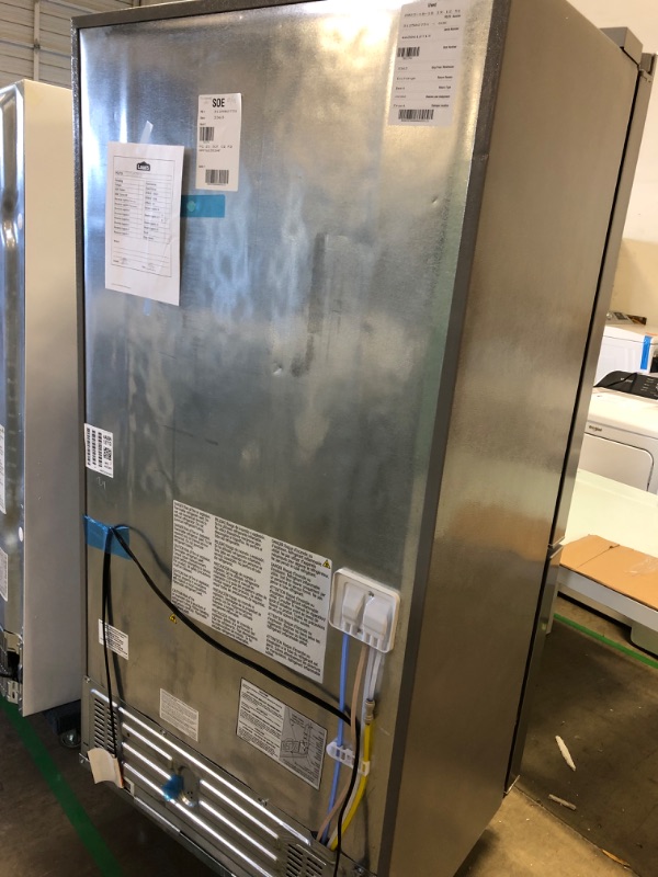 Photo 2 of 23.3 cu. ft. French Door Refrigerator in Stainless Steel, Counter-Depth
