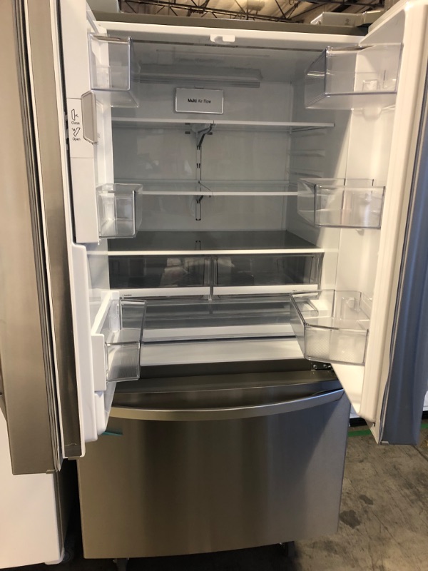 Photo 2 of  LG 27.7-cu ft Smart French Door Refrigerator with Ice Maker (Fingerprint Resistant) ENERGY STAR
