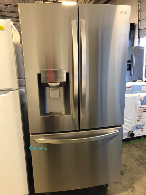 Photo 1 of  LG 27.7-cu ft Smart French Door Refrigerator with Ice Maker (Fingerprint Resistant) ENERGY STAR
