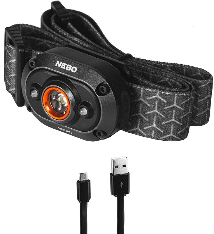 Photo 1 of NEBO MYCRO USB 400 LUMEN Rechargeable, Adjustable LED Headlamp  IPX4 water resistant    