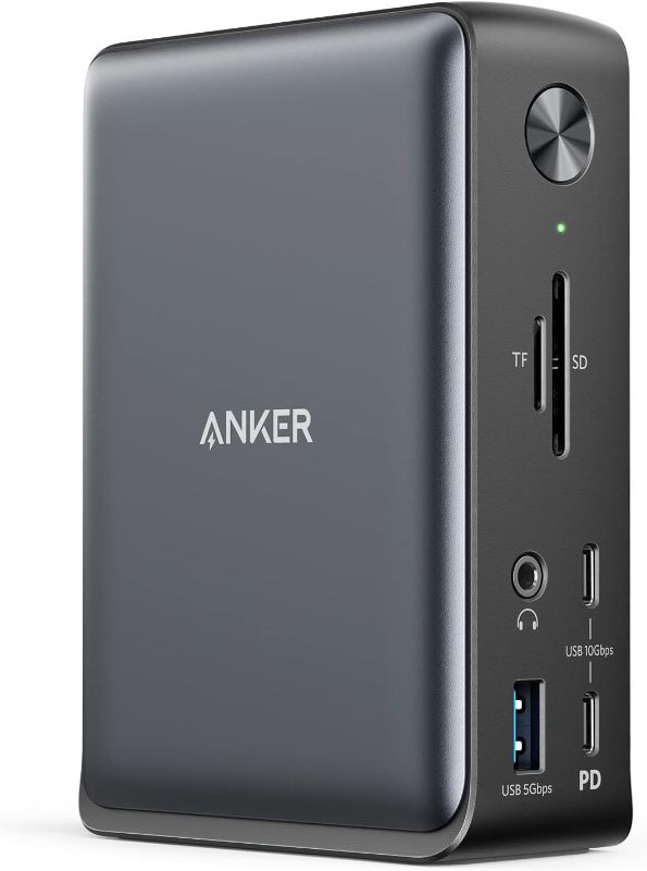 Photo 2 of Anker 575 USB-C Docking Station (13-in-1), 85W Charging for Laptop, 18W Charging for Phone, Triple Display, 4K HDMI, 10 Gbps USB-C and 5 Gbps USB-A Data, Ethernet, Audio, SD 3.0
