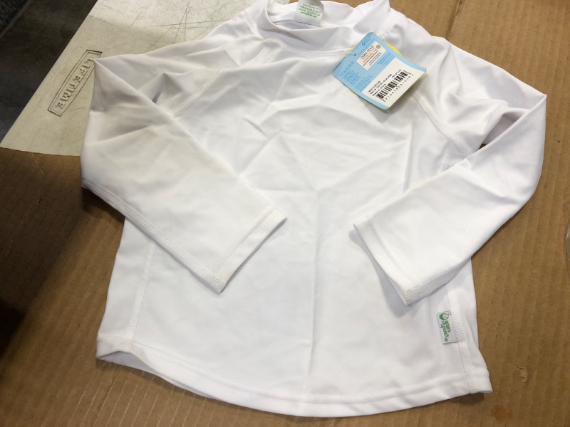 Photo 1 of  Size 3T Long Sleeve Rashguard in White