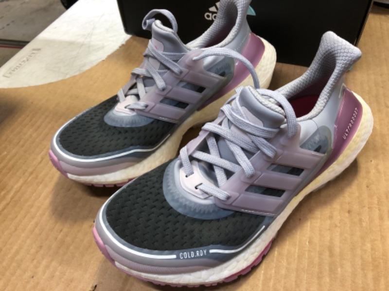 Photo 2 of size 7--adidas Women's Sneaker Running Shoe 7 Halo Silver/Ice Purple/Rose Tone