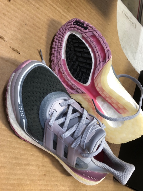 Photo 3 of size 7--adidas Women's Sneaker Running Shoe 7 Halo Silver/Ice Purple/Rose Tone