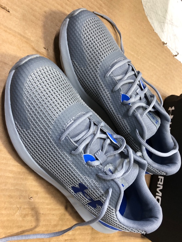 Photo 2 of 10.5--Under Armour Men's Surge 3 Running Shoe 10.5 (101) Steel/Versa Blue/Bauhaus Blue