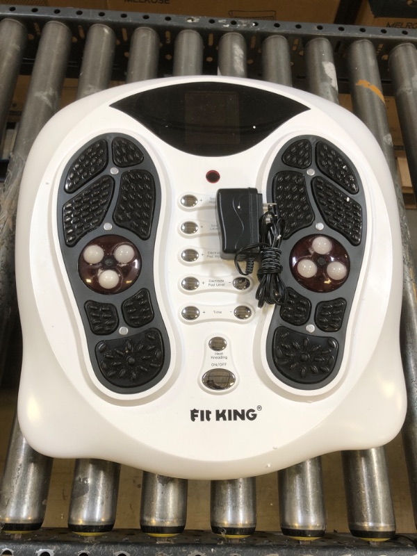 Photo 3 of FIT KING Foot Circulation Stimulator Machine (FSA HSA Eligible) with EMS TENS Pads, Advanced Nerve Muscle Massager for Neuropathy Pain and Circulation,Plantar Fasciitis,Diabetes,RLS Pain Relief
++PRODUCT IS DIRTY++