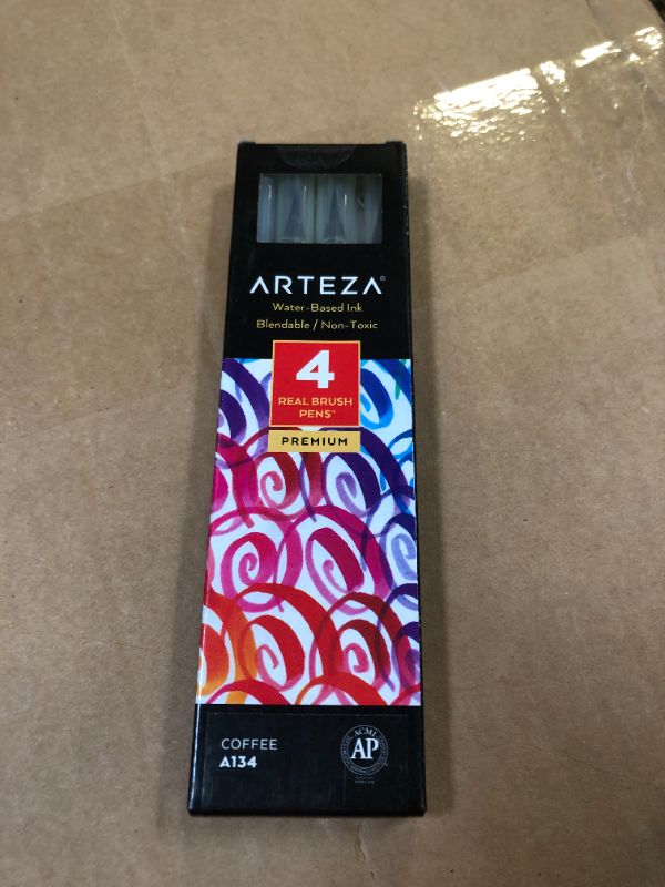 Photo 2 of Arteza Real Brush Pens (A134 Coffee)
