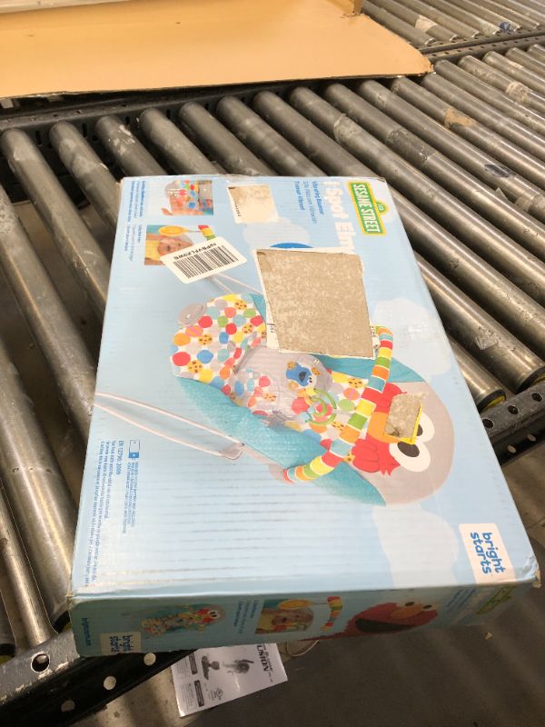 Photo 1 of Bright Starts Sesame Street I Spot Elmo! 3-Point Harness Vibrating Baby Bouncer with bar