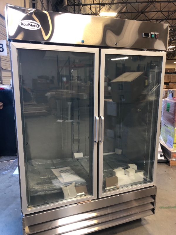 Photo 9 of KoolMore RIF-2D-GD Commercial Upright, Freezer Double Door, Stainless Steel
